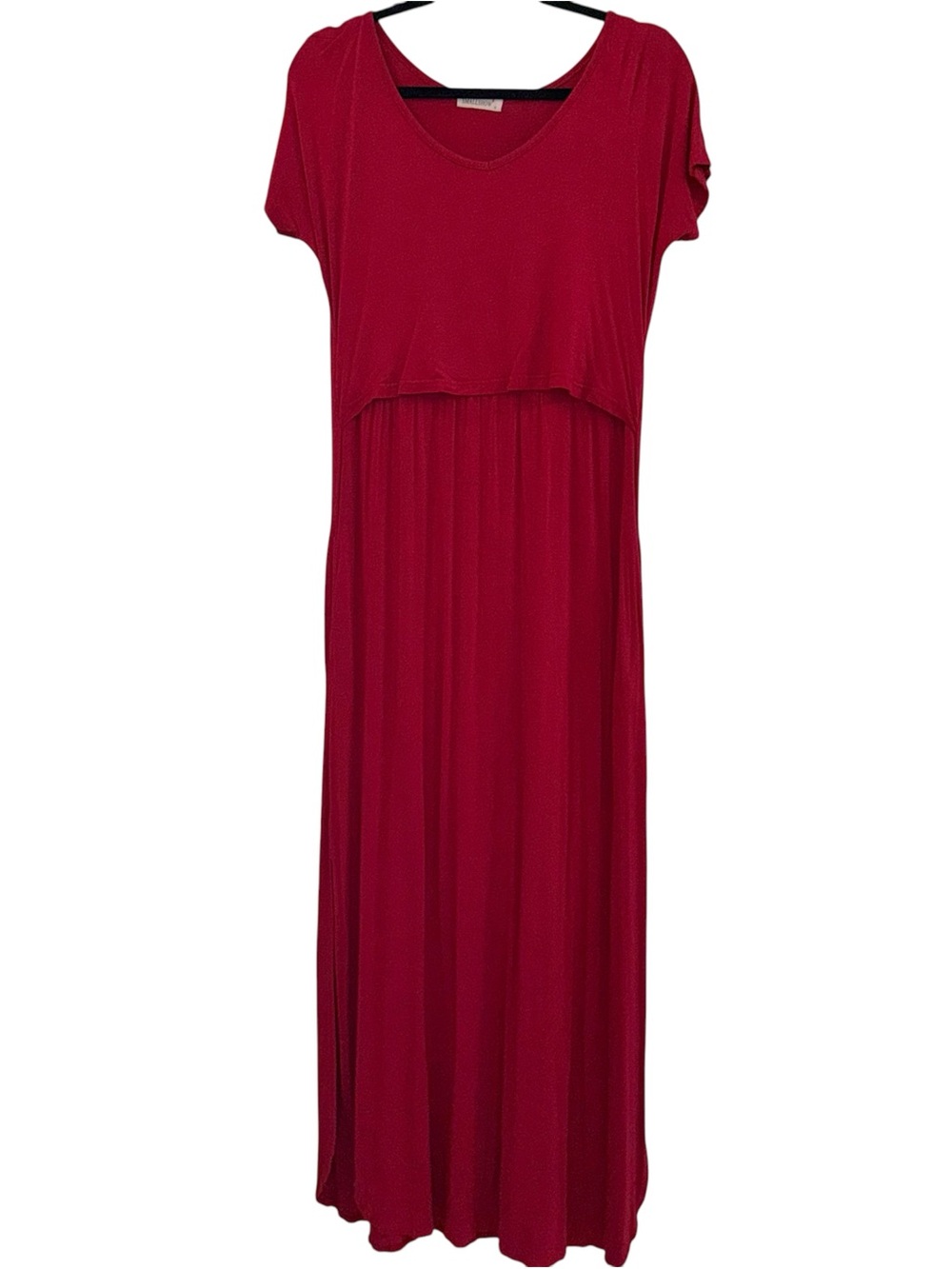 Maternity nursing maxi dress